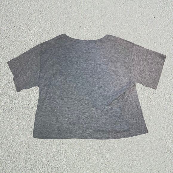 Gray Champion crop top, athleisure, activewear, sportswear - Picture 3 of 4